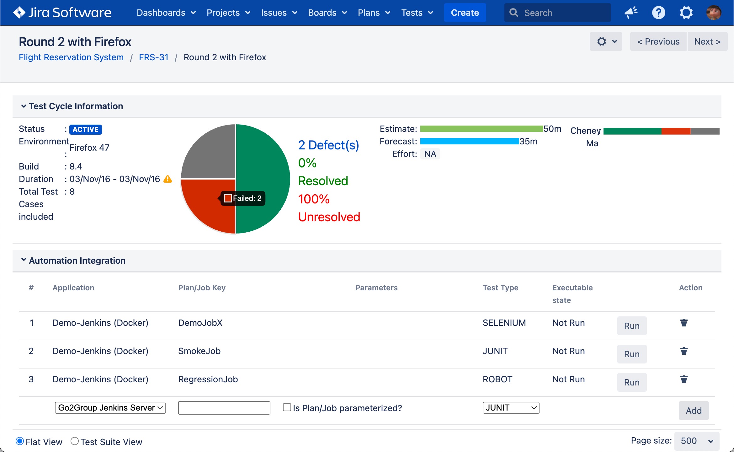 Test Automation Integration