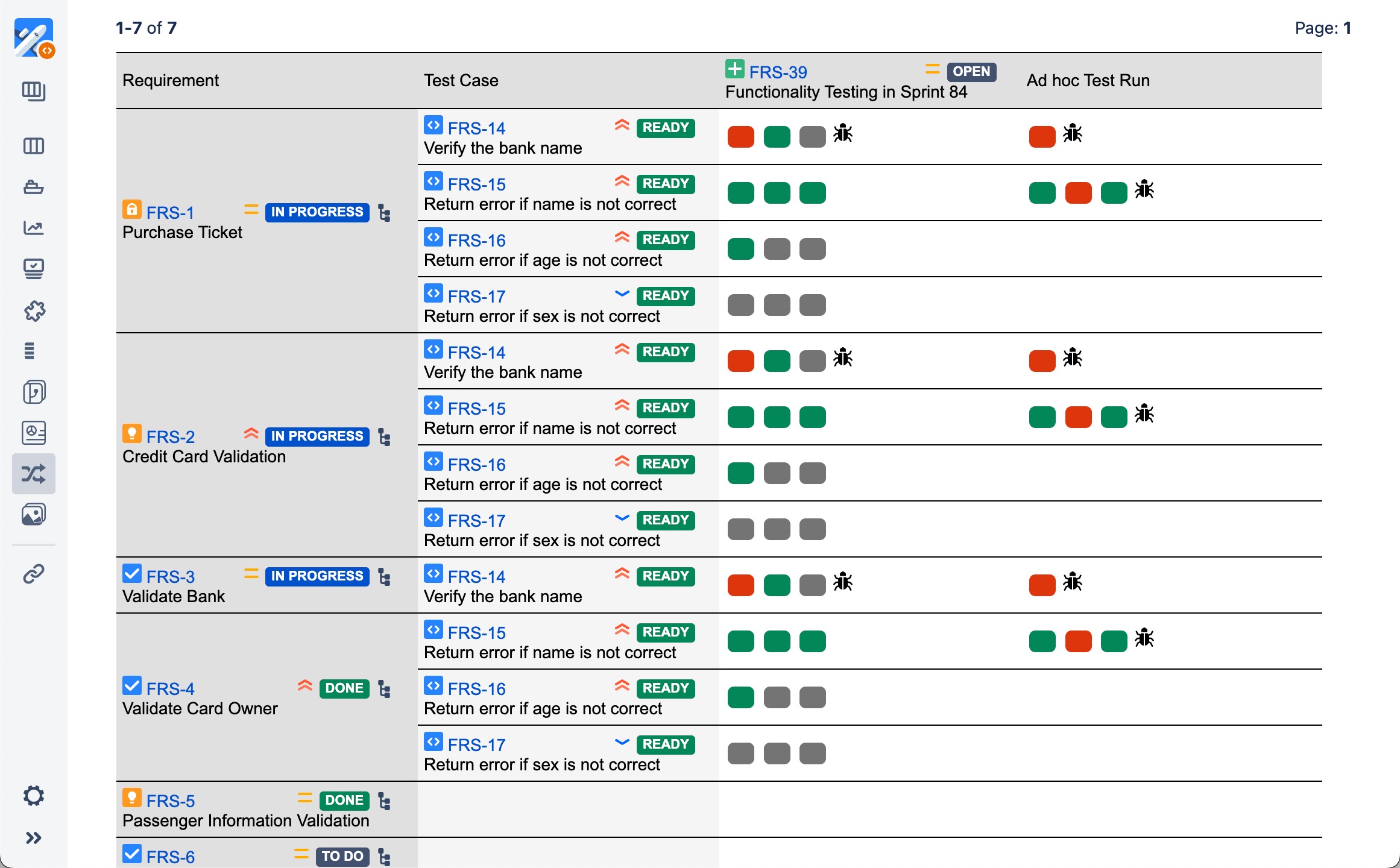 Traceability Matrix